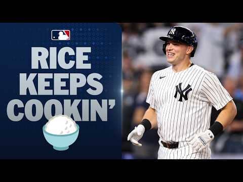 Rice stays HOT! 🔥 Ben Rice crushes his 6th homer of the season for the Yankees! 🍚 | MLB Highlights