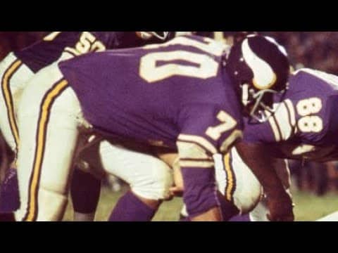 Honoring Jim Marshall. Minnesota Vikings #70