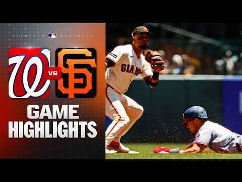 Nationals vs. Giants Game Highlights (6/10/26) | MLB Highlights