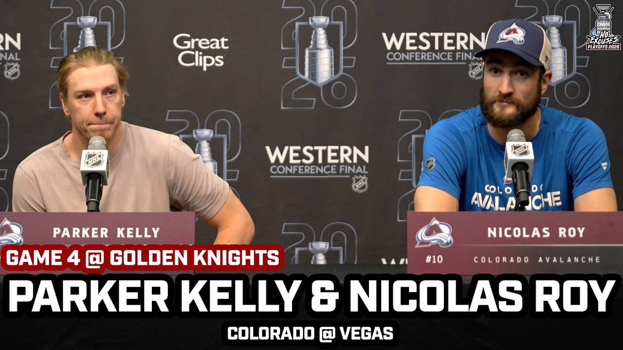 Parker Kelly & Nicolas Roy on Avs Mindset Facing ELIMINATION & More Before DO OR DIE Game 4 @ Vegas