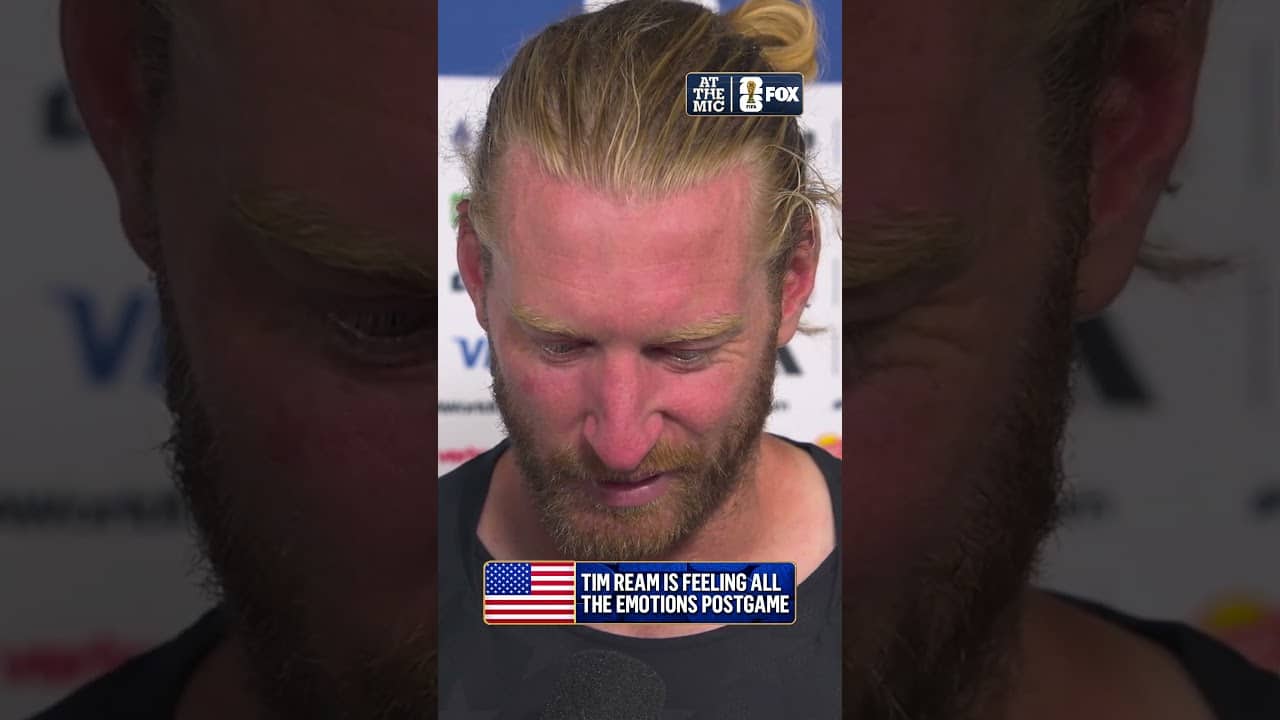 FOX Sports reporter Tim Rinaldi spoke with an emotional Tim Ream