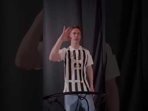 NBA mode on set 🏀⚪️⚫️ | #juventus #newkit #shorts