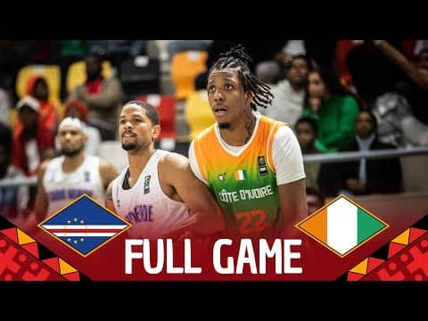 Group Phase | Cape Verde v Côte d'Ivoire | Full Basketball Game | FIBA AfroBasket 2025