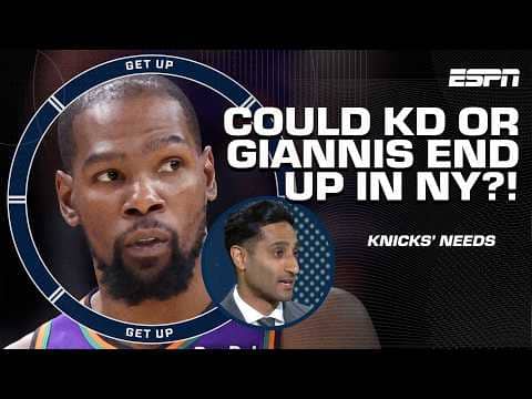 Could the Knicks make BIG OFFSEASON MOVES? 👀 Shams on possibility of KD or GIANNIS to NY 🤯 | Get Up