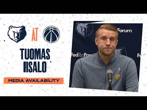 Tuomas Iisalo Press Conference | Grizzlies vs. Wizards