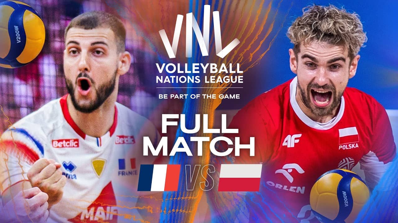 France 🇫🇷 vs. Poland 🇵🇱 | VNL 2025 - Full Match | Week 3