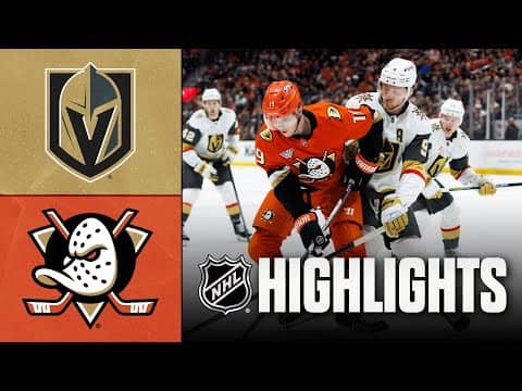 Golden Knights vs. Ducks | NHL Highlights | February 01, 2026