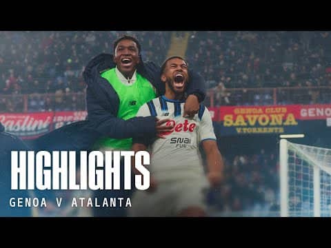 HIEN SULLA SIRENA 🚨 | Highlights Genoa-Atalanta 0-1 | 16ª Serie A Enilive 2025/26
