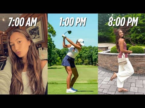 DAY IN MY LIFE // PRO Golfer and Content Creator VLOG