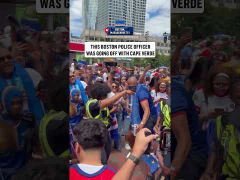 Boston Police brought out the dance moves for the Cape Verde celebrations