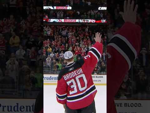 “Thank you, New Jersey. You changed my life.” #njdevils #martinbrodeur #nhl