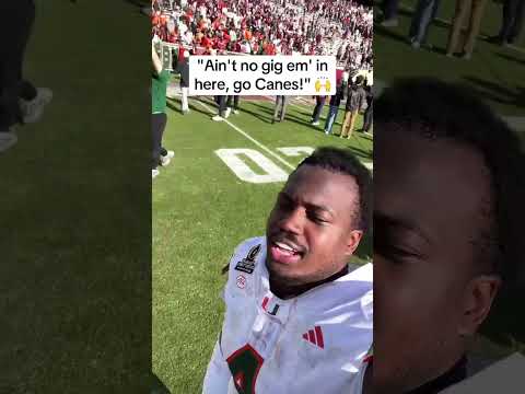 Rueben Bain Jr. after a CFP win over the Aggies 😤