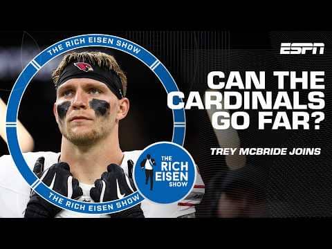 Trey McBride says the Cardinals can make a DEEP playoff run! 'It's GO TIME!' | The Rich Eisen Show