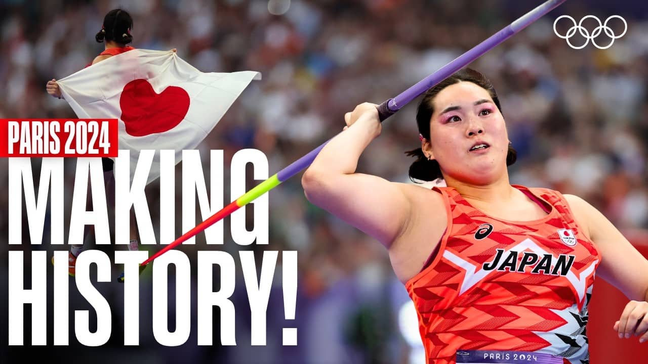 Claiming Javelin Gold for Japan! 🇯🇵🥇 Kitaguchi Haruka at Paris 2024