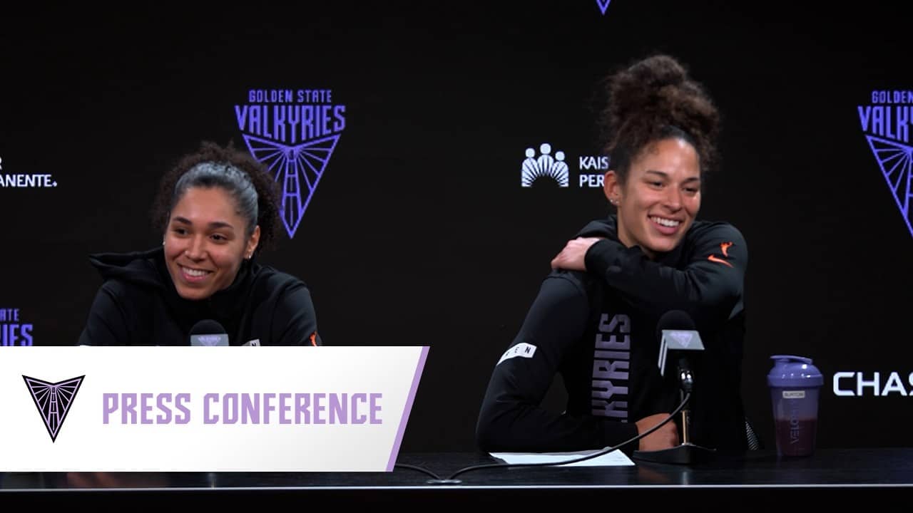 Janelle Salaün and Veronica Burton On Valkyries Win vs. Indiana Fever | May 28, 2026