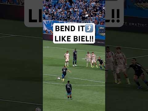 Pep Biel PERFECT FREE KICK!🔥