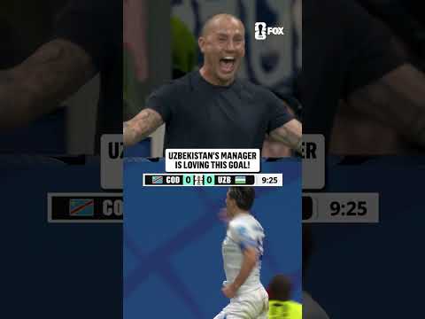 Uzbekistan manager Fabio Cannavaro was fired up after his team found the scoresheet!