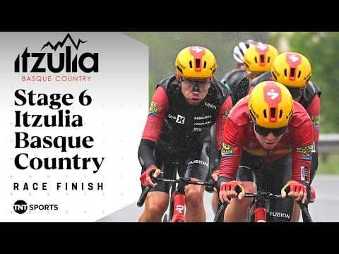 SUPER WIN IN THE RAIN 🌧️ | Men's Stage 6 2026 Itzulia Basque Country Final KM's | TNT Sports Cycling