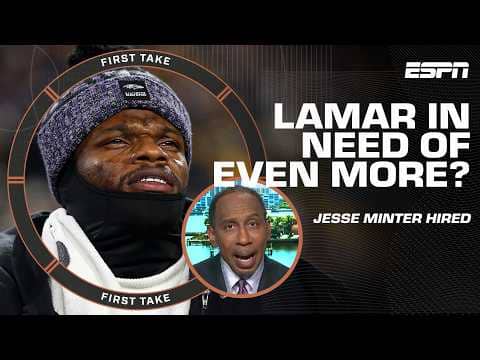 Cam Newton BELIEVES in Jesse Minter's coaching abilities for Lamar Jackson 👏 | First Take