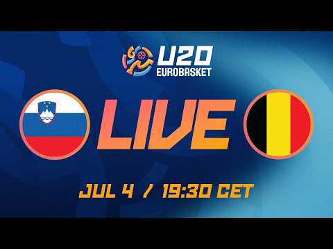 LIVE - Slovenia v Belgium | FIBA U20 Women's EuroBasket 2026 | Group Phase