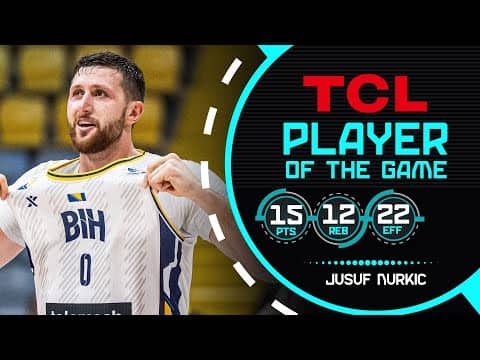 Jusuf Nurkic (15 PTS) | TCL Player Of The Game | BIH 🇧🇦 vs GEO 🇬🇪 | FIBA EuroBasket 2025