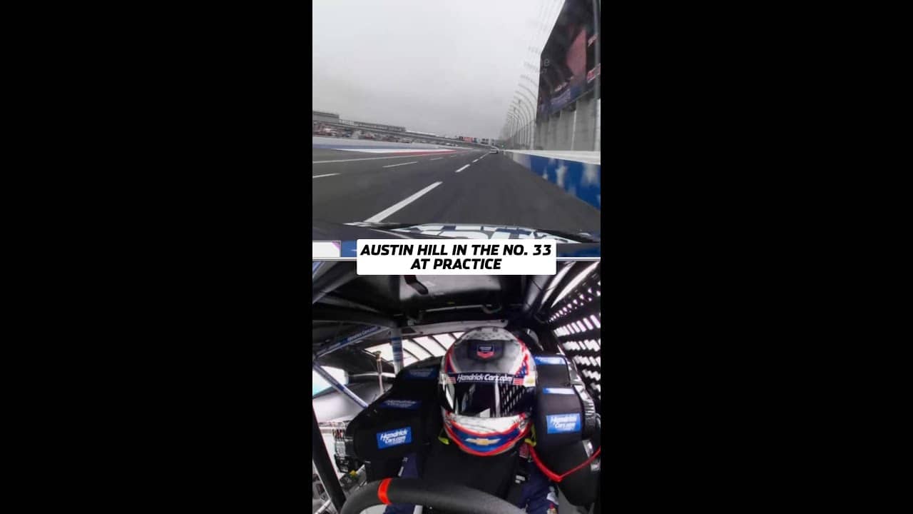 The No. 33 gets some laps in during practice