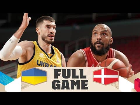 Ukraine v Denmark | Full Basketball Game | FIBA Basketball World Cup 2027 European Qualifiers