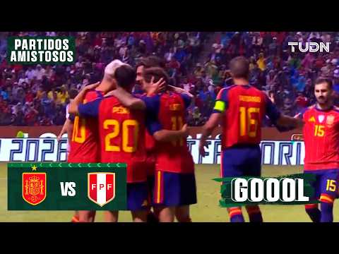 ¡OSOTE Y CAE EL TERCERO! España 3-0 Perú | Amistoso Internacional - Rumbo al Mundial 2026 | TUDN