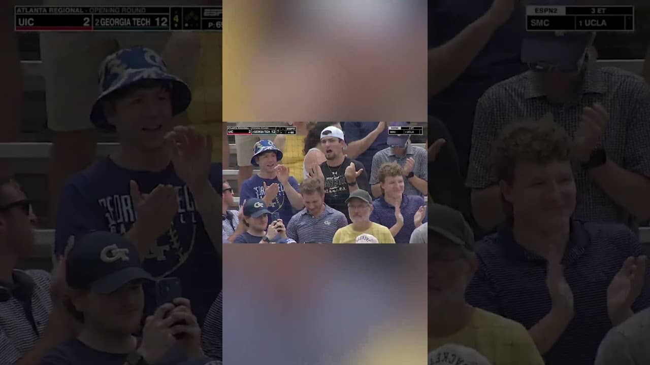 Alex Hernandez with a GRAND SLAM for Georgia Tech 💥