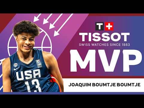 Joaquim Boumtje Boumtje 🇺🇸 | TISSOT MVP | FIBA U17 Basketball World Cup 2026