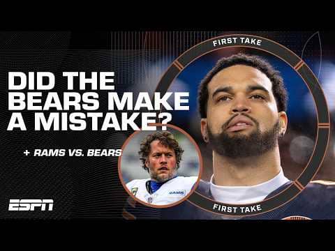Stephen A. and Ryan Clark DISAGREE 🔥 Why did the Bears LOSE to the Rams ⁉️ | First Take
