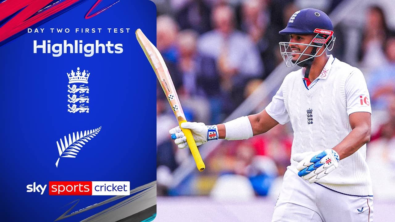 England end on high after ROLLERCOASTER day | England vs New Zealand | Day two first Test Highlights