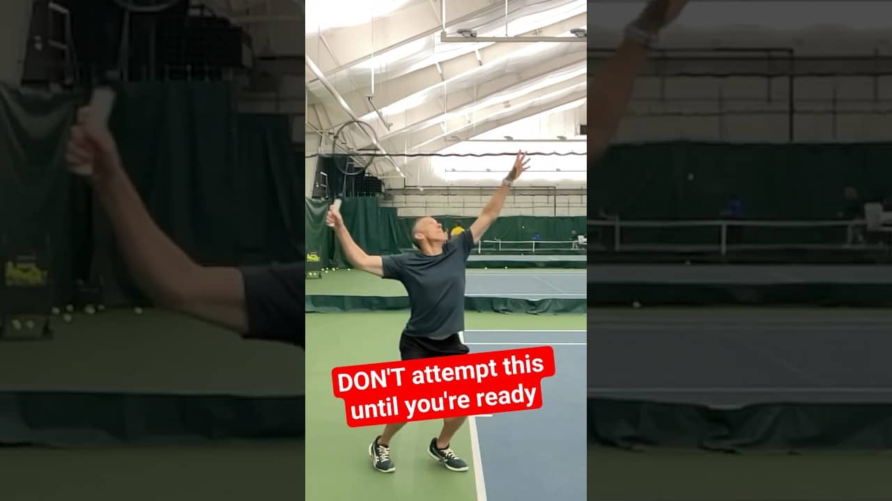 The BEST way to work on your serve: