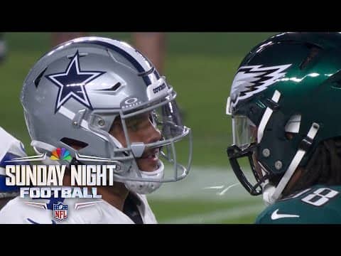 Jalen Carter ejected for spitting on Dak Prescott on opening kickoff | SNF | NFL on NBC