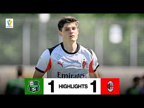 Domniței segna ma finisce pari | Sassuolo 1-1 AC Milan | Primavera Highlights