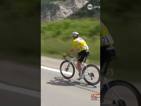 Leading by example 🫡 When Tadej Pogacar became the domestique to the domestiques at the Dauphine.