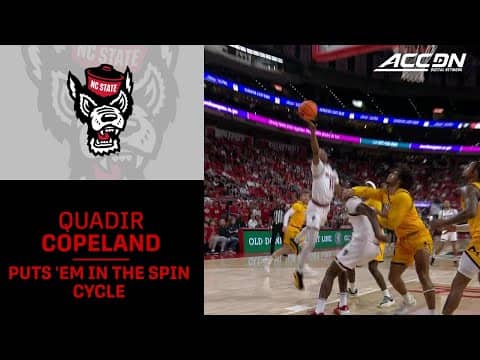 NC State's Quadir Copeland Puts 'Em In The Spin Cycle