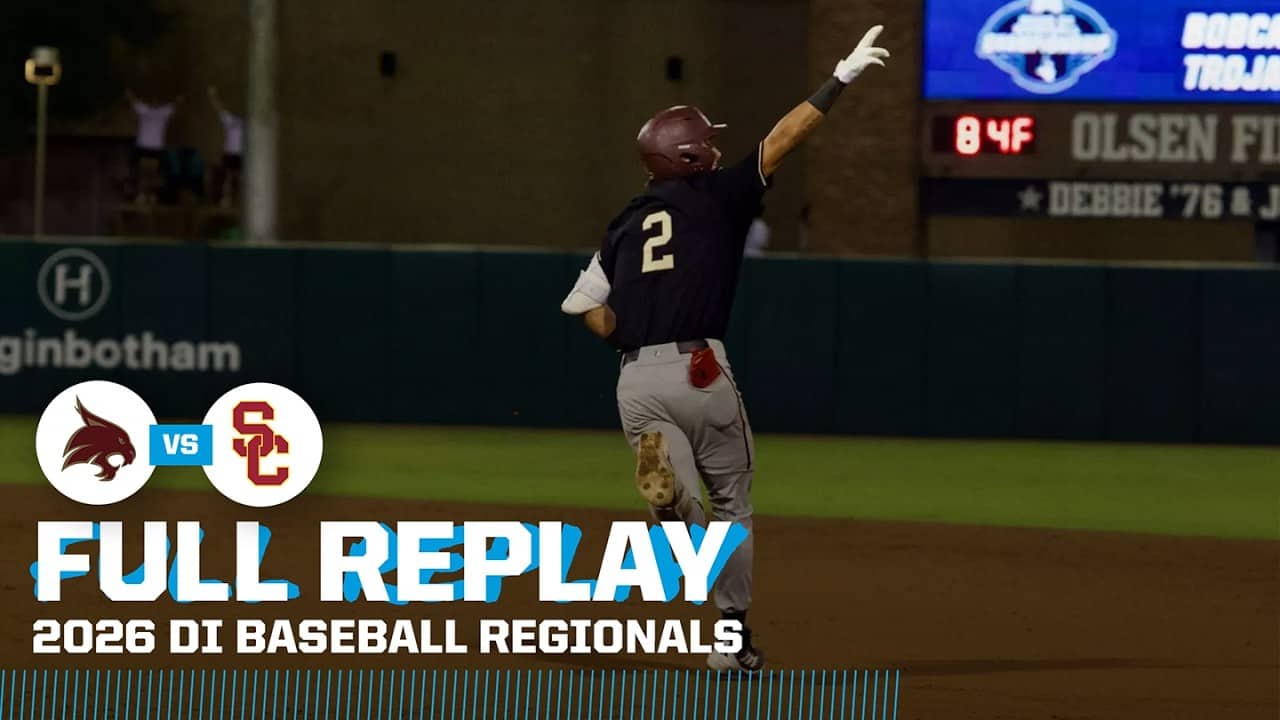 Texas State vs. USC: 2026 NCAA baseball regionals | FULL REPLAY