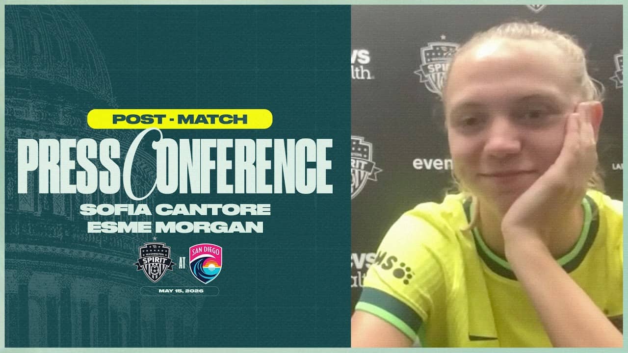 Sofia Cantore and Esme Morgan Post-Match Press Conference | Matchday 10 at San Diego Wave | 05.15.26
