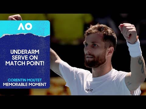 UNDERARM Serve on Match Point! | Australian Open 2026
