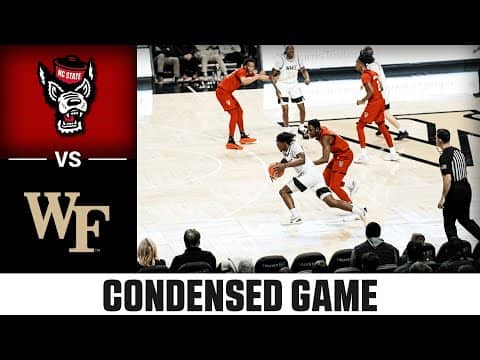 NC State vs. Wake Forest Condensed Game | 2025-26 ACC Men's Basketball