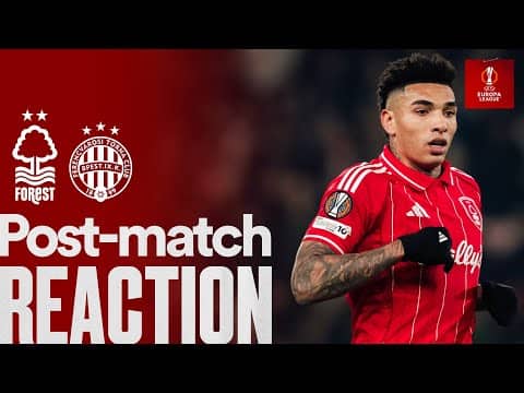 Igor Jesus' Reaction 🗣️ | Forest 4-0 Ferencváros | Europa League