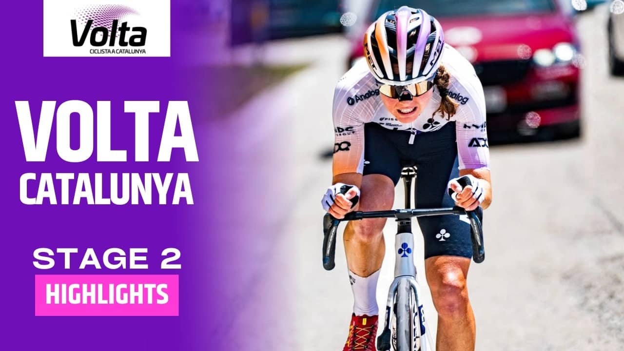 Can the Peloton Catch Her?! | Volta a Catalunya Femenina 2026 | Stage 2 | Highlights