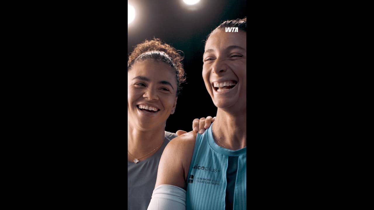 Something fun is coming 👀 Get ready for Behind the Curtain with Jasmine Paolini and Sara Errani!