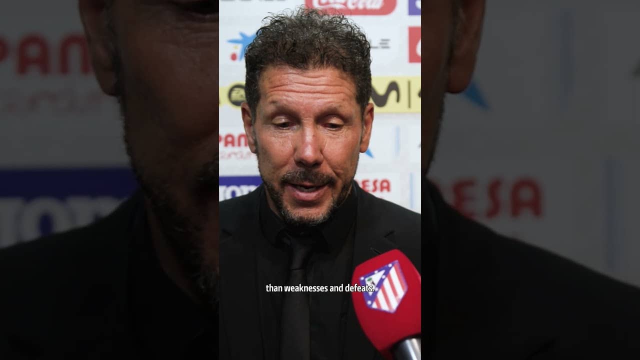 Simeone managed his 800th match as coach of Atlético de Madrid