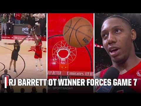 2019 AGAIN!? 😱 RJ BARRETT SINKS GO-AHEAD WINNER TO FORCE GAME 7 🔥 | NBA on ESPN
