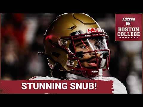 SHOCK: Lewis Bond SNUBBED From NFL Draft Combine Despite STELLAR Boston College Career?
