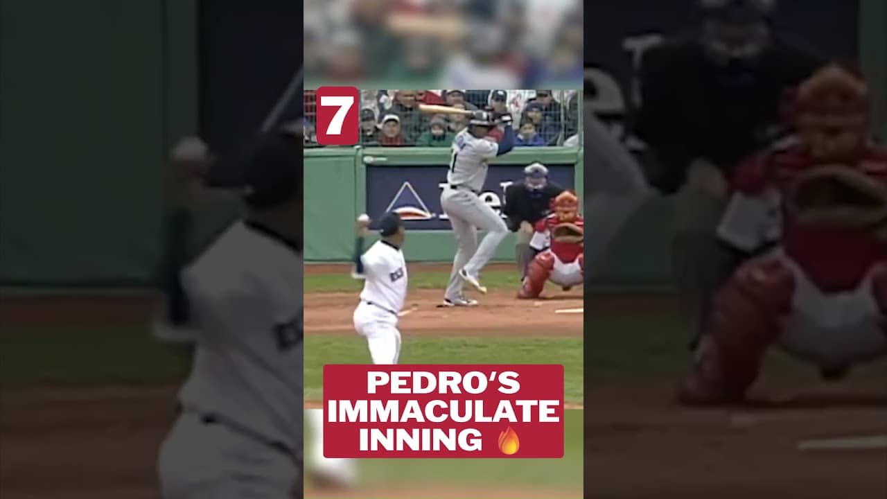 Pedro Martínez's immaculate inning 🔥