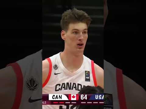 Good luck contesting ANY shot from Rioux or Edey 😳 #FIBAU19