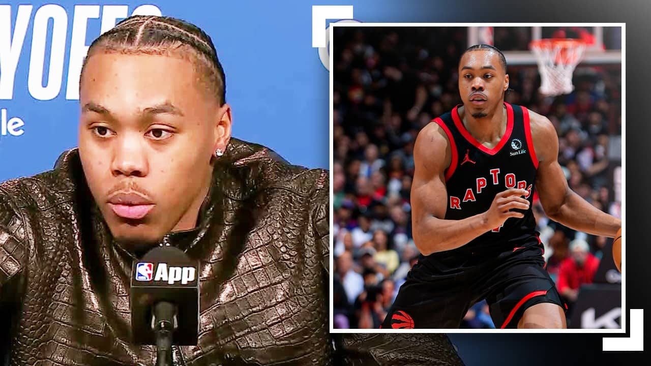 "RJ is destroying the narrative and leading our team" Scottie Barnes Uplifts RJ Barrett After Game 3